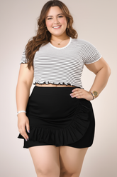 Falda Short Con Control De Abdomen